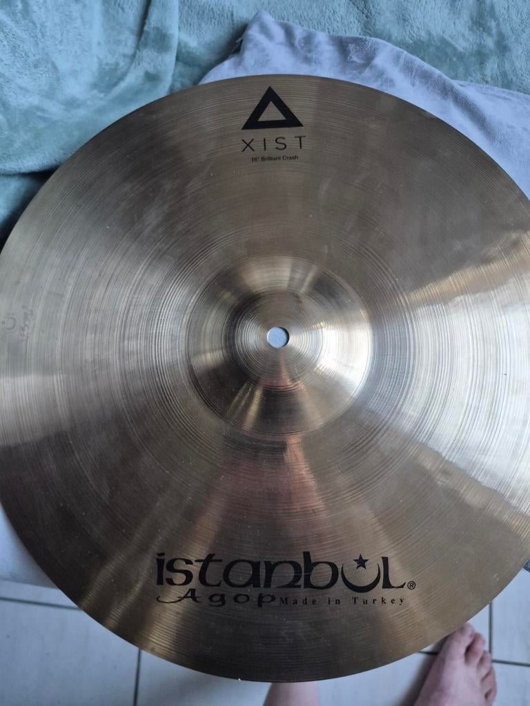 Cymbale Istanbul Xist brilliant crash 16", Musique & Instruments, Enlèvement ou Envoi, Batterie ou Percussions