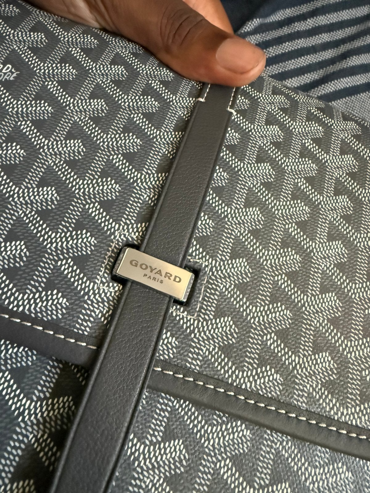 Sacoche Goyard, Enlèvement, Comme neuf, Gris