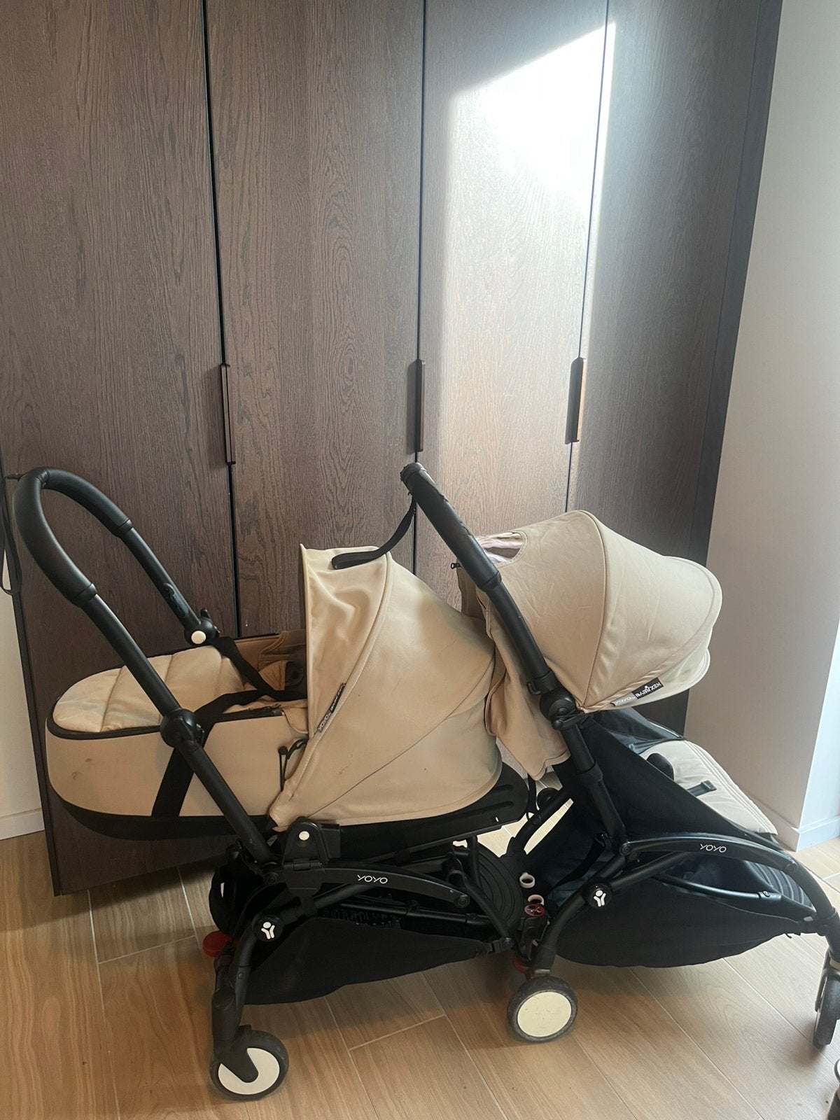 Stokke Yoyo Babyzen buggy + Yoyo babyzen connect, Kinderen en Baby's, Ophalen, Zo goed als nieuw, Regenhoes