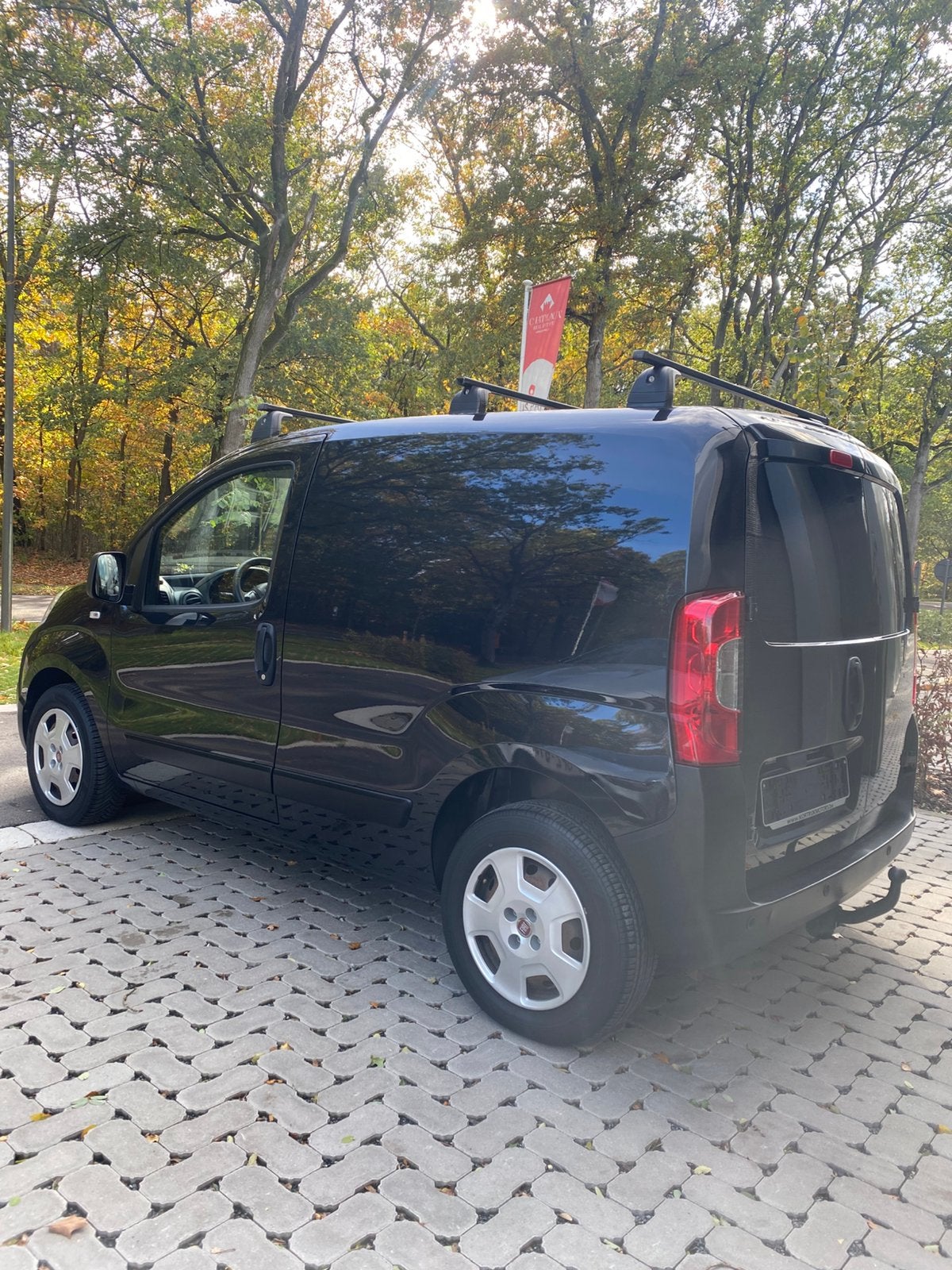 FIAT FIORINO/2021/90.000km, Auto's, Euro 6, Verwarmde buitenspiegels, Zwart, Particulier