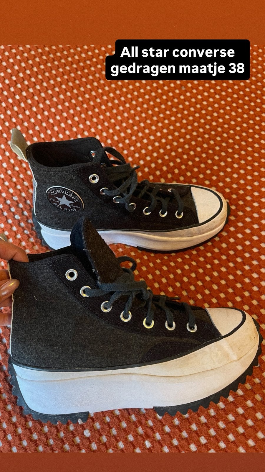 All star converse, Ophalen, Zwart, Sneakers, Gedragen