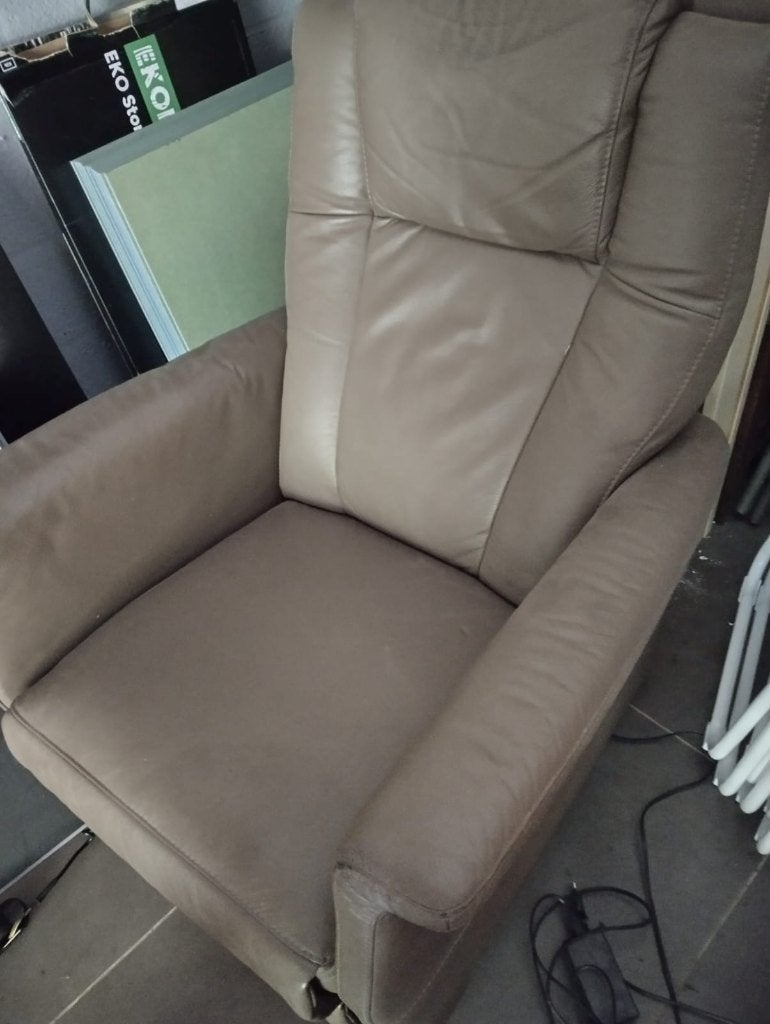 Siège en cuir électrique, Moins de 150 cm, Enlèvement, Cuir, Une personne