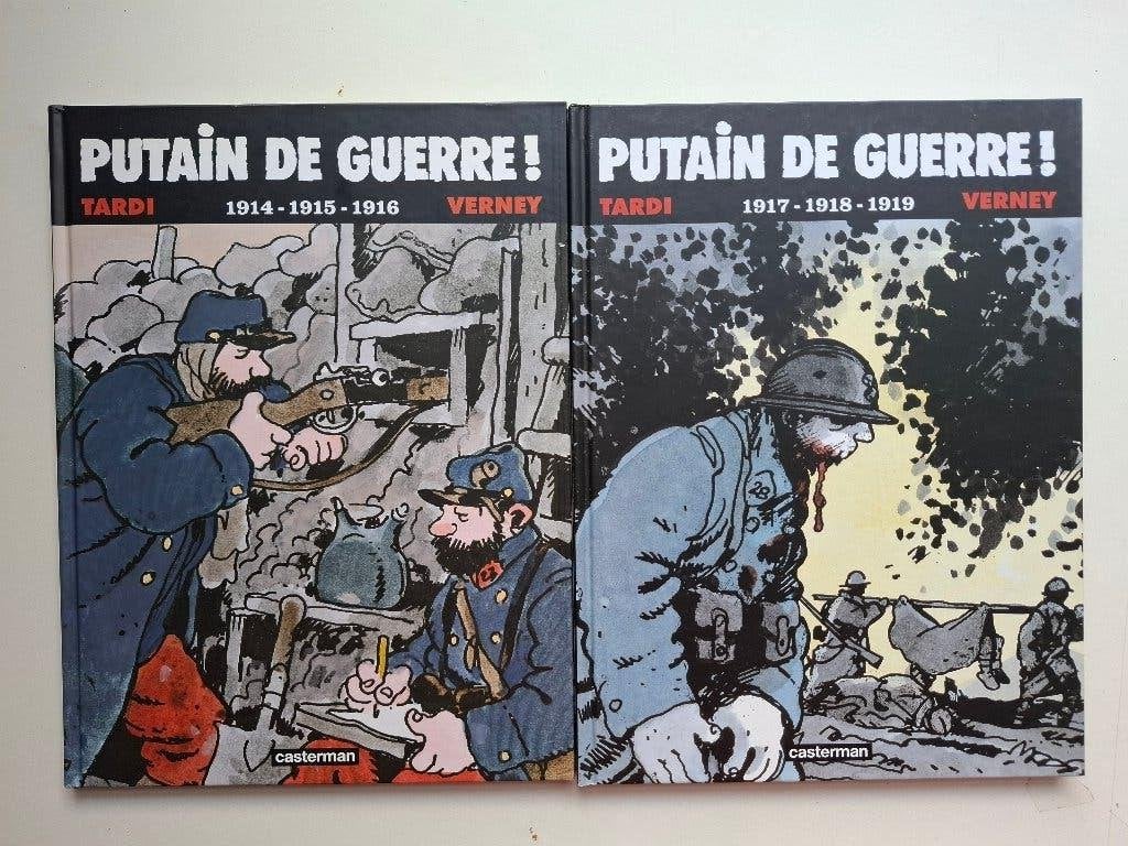2 INTEGRALES TARDI PUTAIN DE GUERRE! 1914-1919 REED, Livres, BD, Série complète ou Série, Enlèvement ou Envoi, Comme neuf