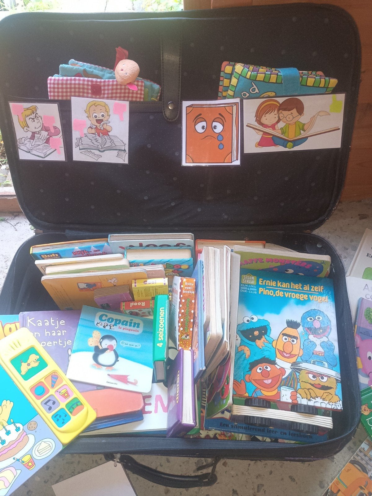 Boekenkoffer + concreet materiaal - Kleuterklas, Kinderen en Baby's, Ophalen