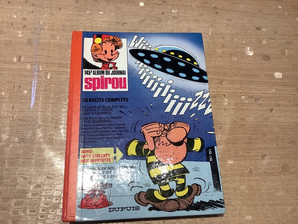Album du journal de spirou, Une BD, Enlèvement, Utilisé