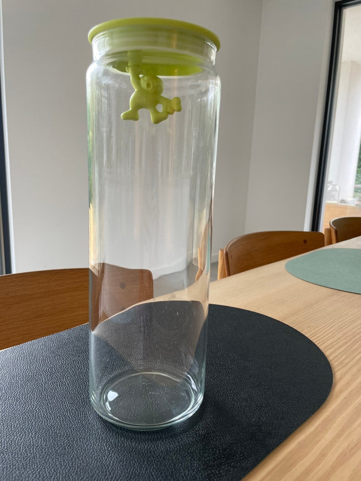 Alessi Gianni voorraadpot Groen 2L, Ophalen of Verzenden, Zo goed als nieuw, Voorraadpot, Alessi