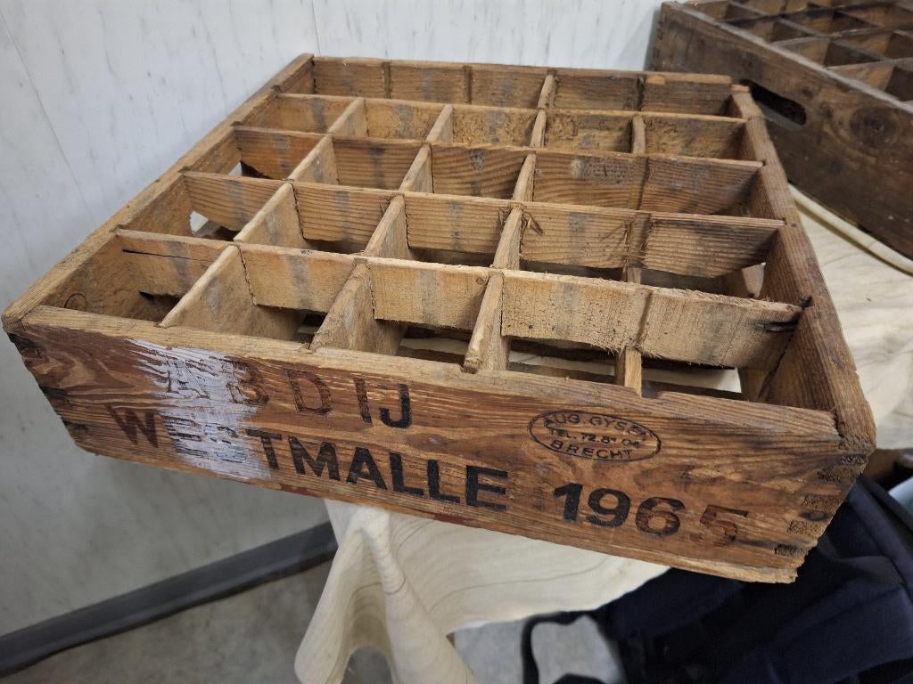 oude bierbak Abdij Westmalle, 1965, Antiek en Kunst, Curiosa en Brocante, Ophalen of Verzenden