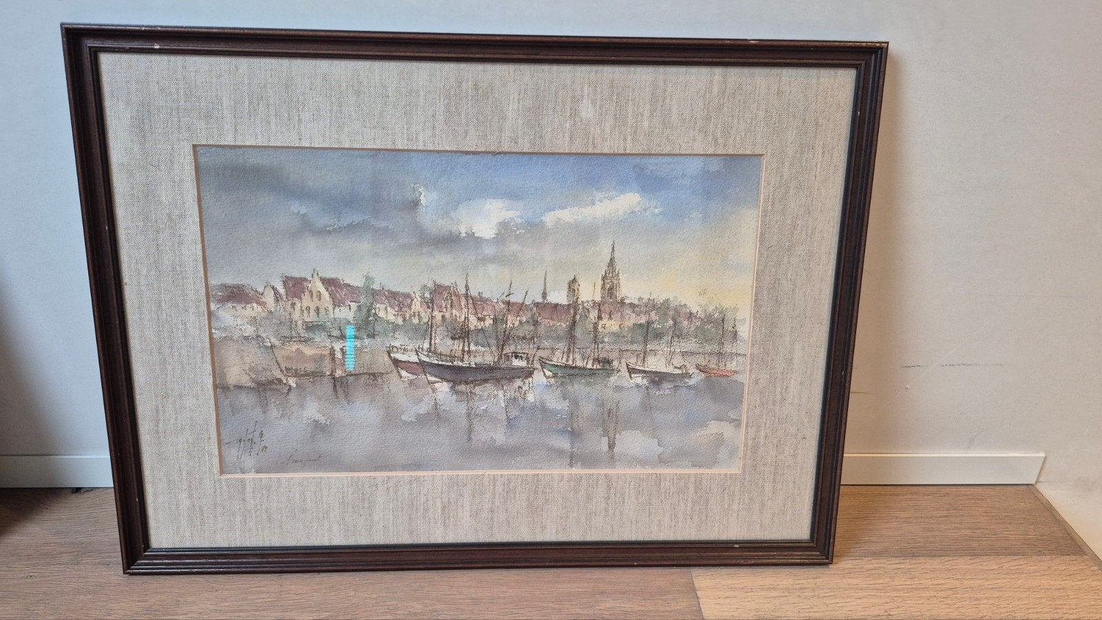 Aquarel Georges, Enlèvement, Aquarelle