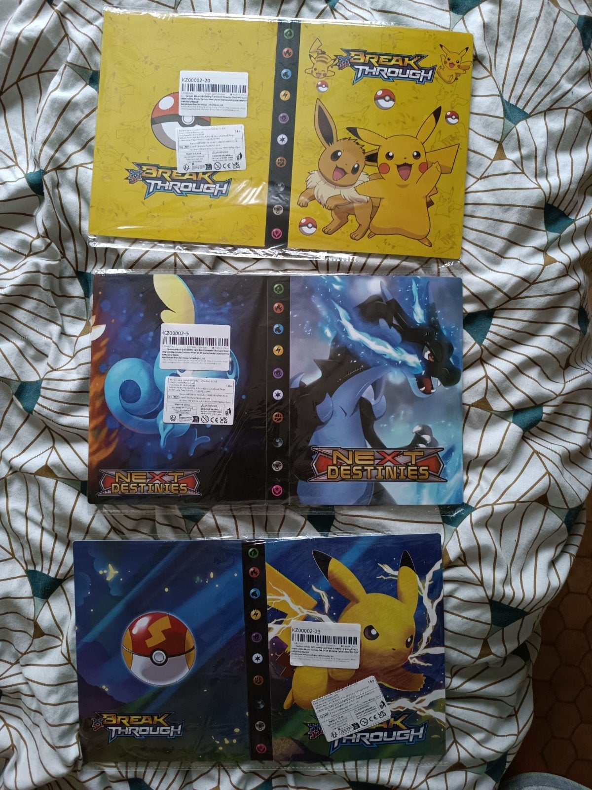 3 nieuwe Pokemon kaften, Enlèvement ou Envoi