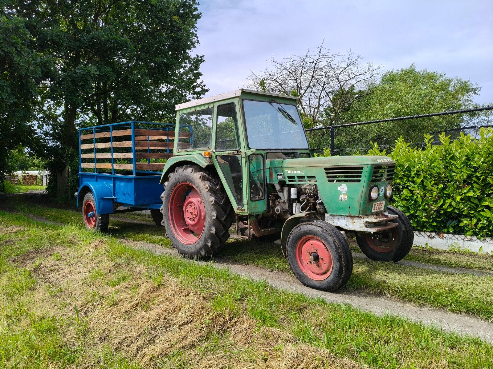 Tracteur Deutz 4006, Enlèvement