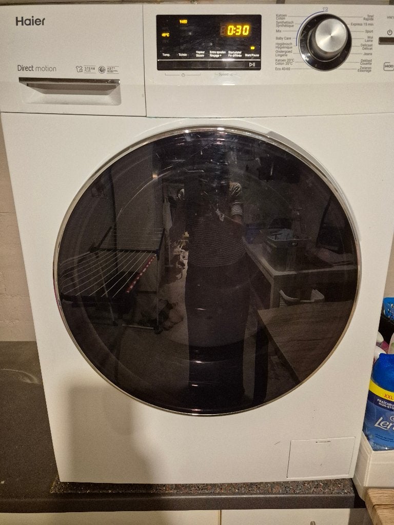 Wasmachine perfecte staat, 1200 à 1600 tours, Comme neuf, Chargeur frontal, Enlèvement