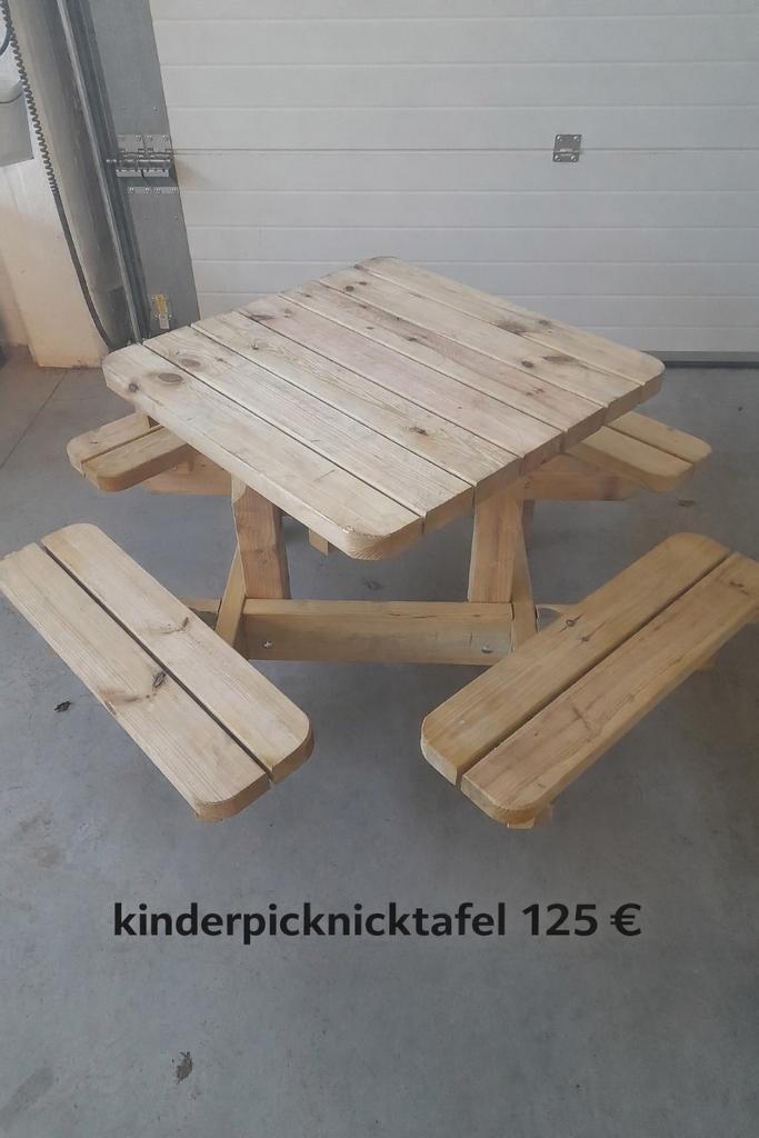 Kinderpicknicktafel, Jardin & Terrasse, Tables de pique-nique, Enlèvement, Table de pique-nique pour enfants