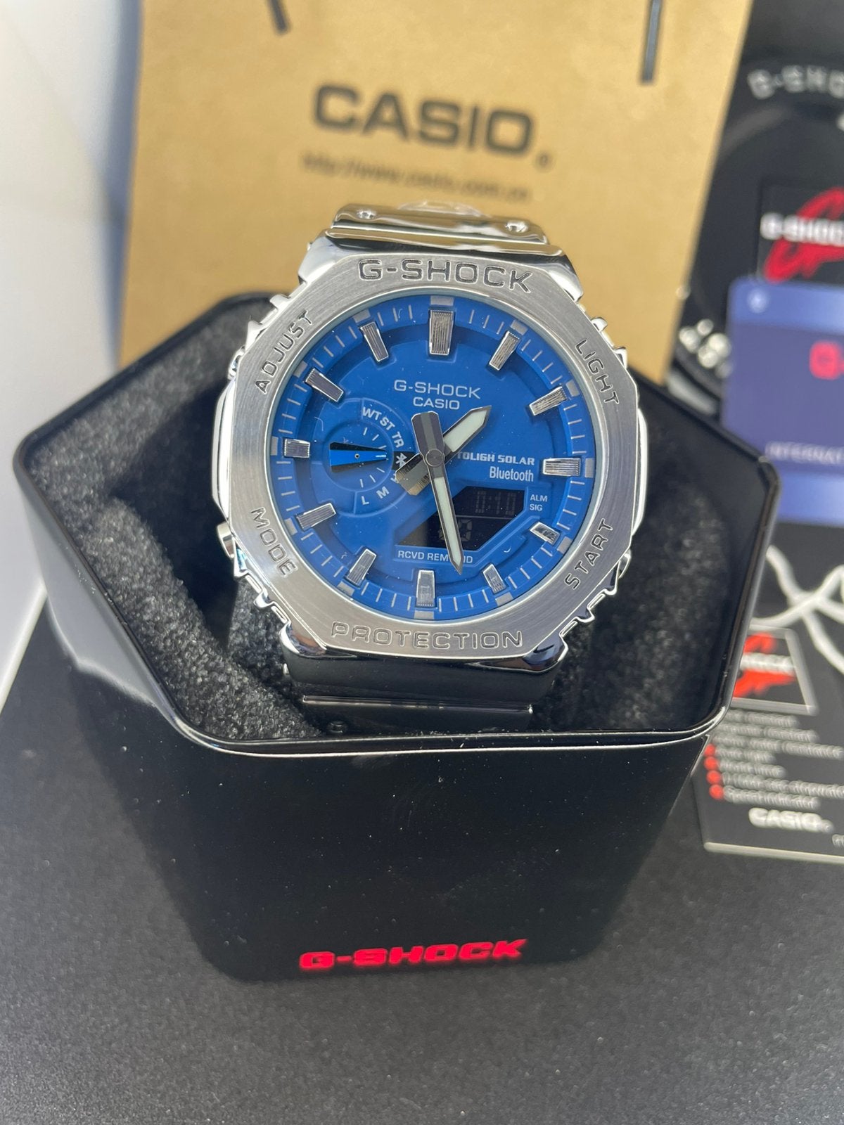 G-Shock "CasiOak" Full Metal Blue, Enlèvement ou Envoi, Neuf