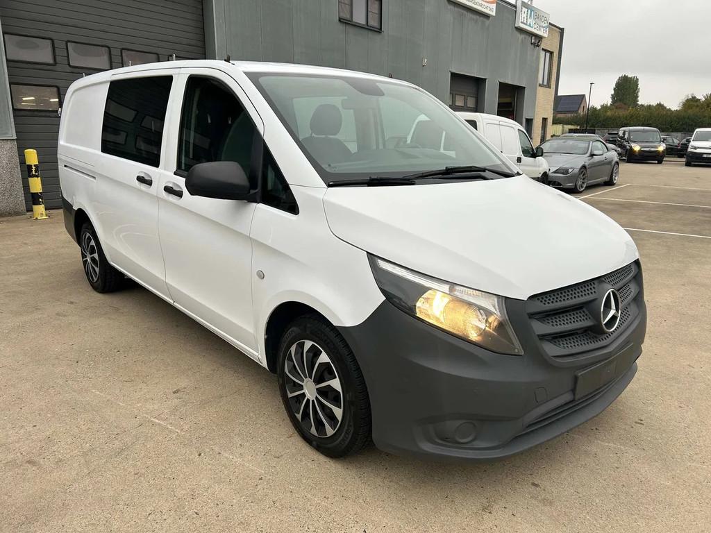 Mercedes-Benz Vito Vito 111 CDI dubbele cabine zie foto's, Autos, Cuir, Achat, Entreprise, Rétroviseurs électriques