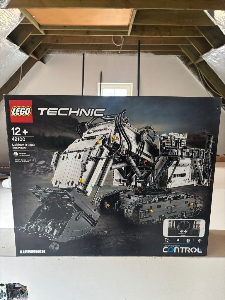 42100 - LEGO TECHNIC LIEBHERR R9800, Ophalen, Lego, Compleet, Zo goed als nieuw