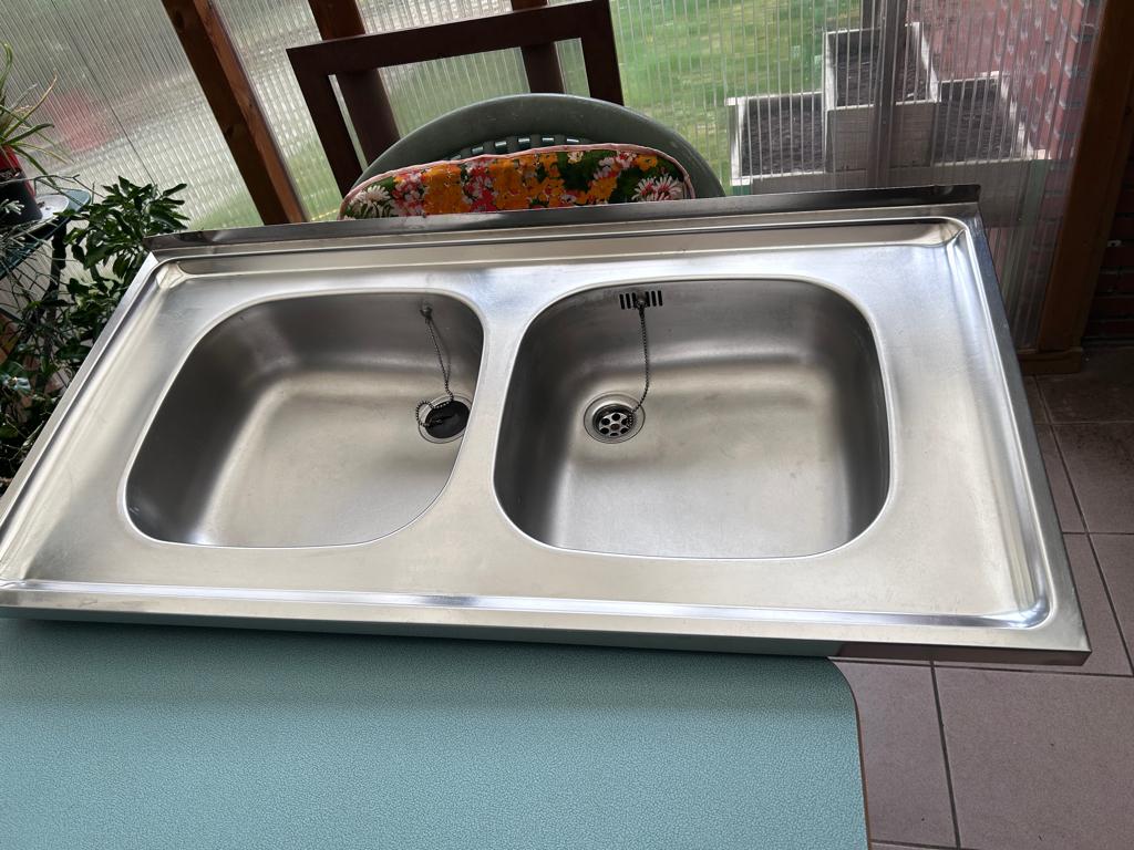Boîtier de pompe double en inox, Enlèvement, Utilisé, Inox