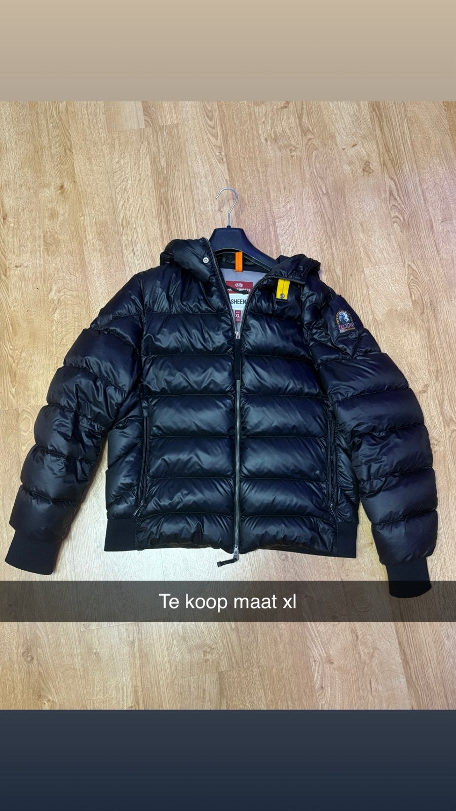 parajumper jas, Enlèvement, Porté, Taille 56/58 (XL), Noir