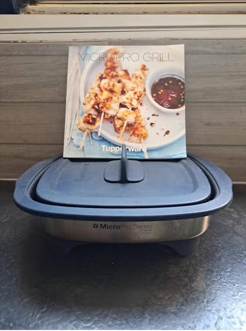 Gril Micropro Tupperware, Enlèvement ou Envoi, Comme neuf, Bleu, Autres types