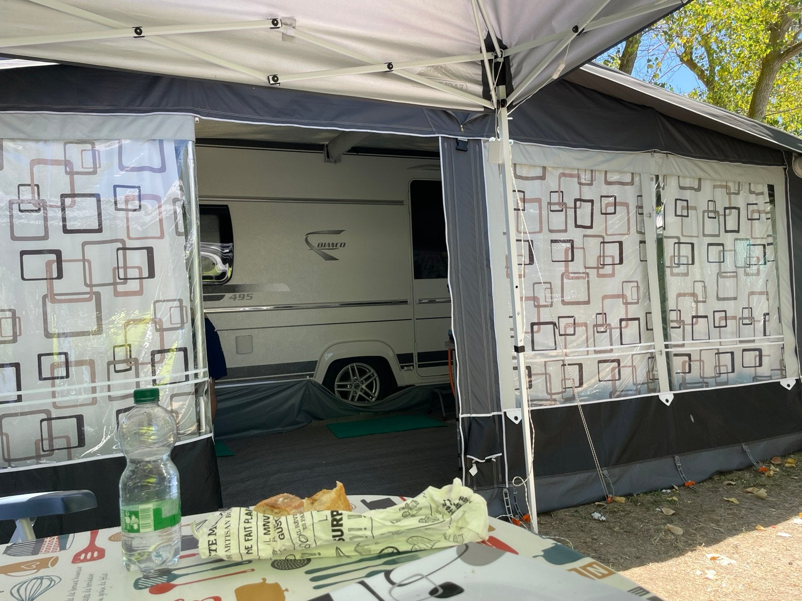 Auvent gonflable, Caravanes & Camping, Enlèvement, Comme neuf