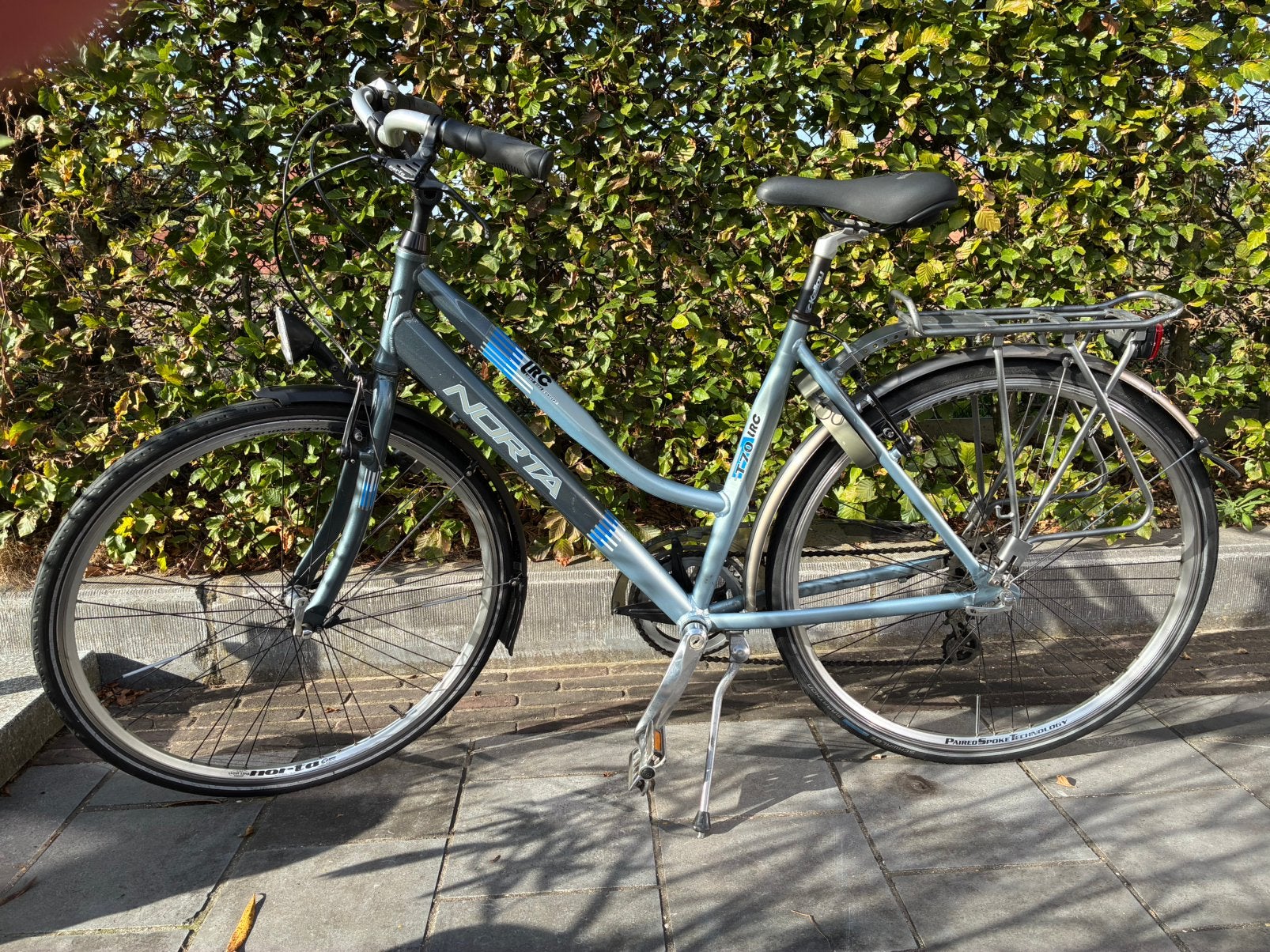 Goed onderhouden Alu Norta damesfiets, Fietsen en Brommers, Gebruikt, Velgrem, 50 tot 53 cm, Ophalen
