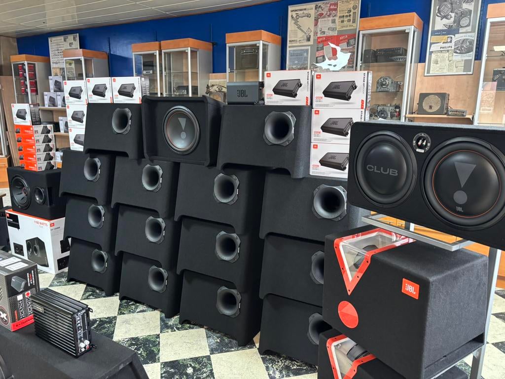 Only @ Stef’s car audio,super Jbl subwoofer-pack!, Autos : Divers, Haut-parleurs voiture, Neuf, Enlèvement