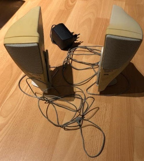 Haut-parleurs pour PC Sony SRS-PC51 (en vrac), Enlèvement, Utilisé, Canal audio 2, Sony