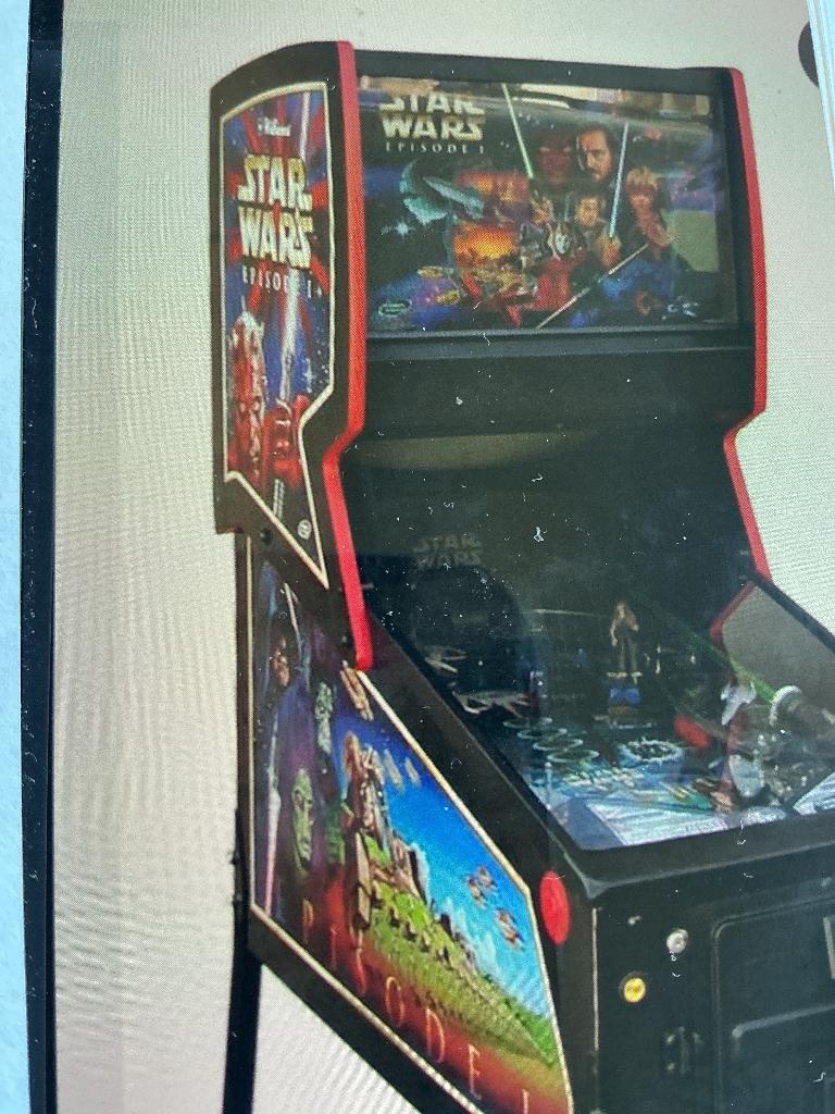 Flipperkast Pinball Machine Star Wars Episode I, Verzamelen, Overige Verzamelen, Ophalen, Zo goed als nieuw