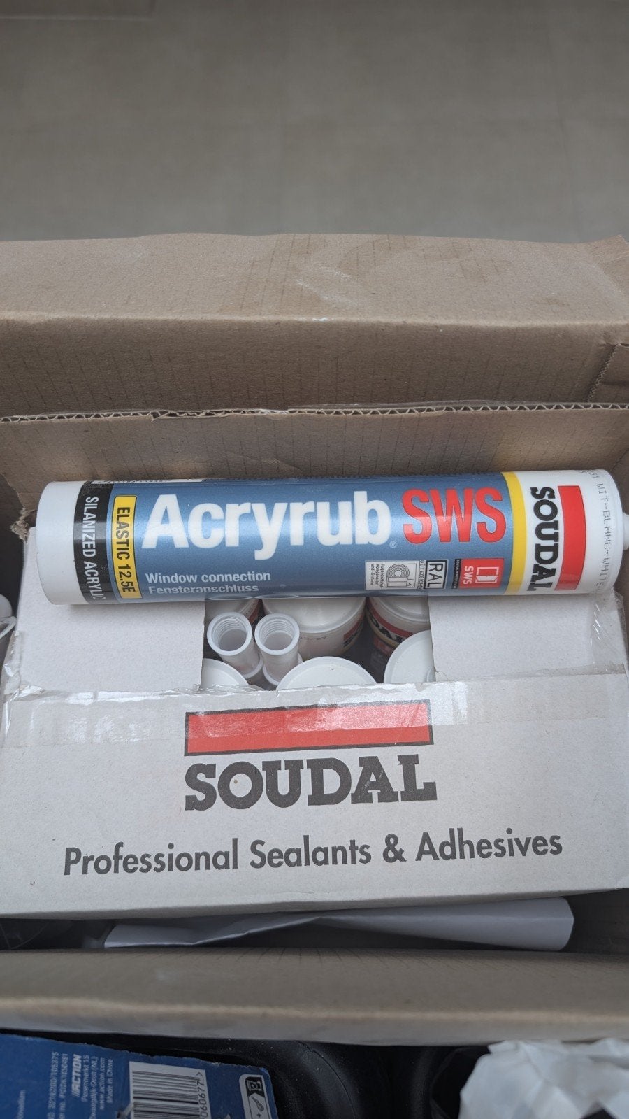 Soudal Acryrub SWS acrylafdichtmiddel