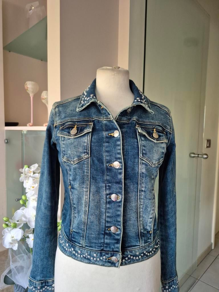 TWINSET jeansvestje, Kleding | Dames, Jassen | Zomer, Verzenden, Maat 34 (XS) of kleiner