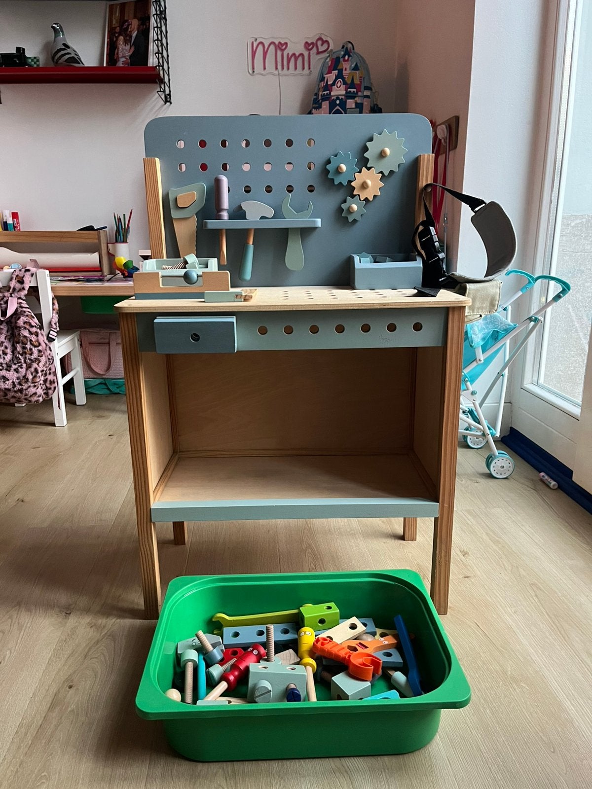 Little Dutch werkbank, Ophalen, Gebruikt
