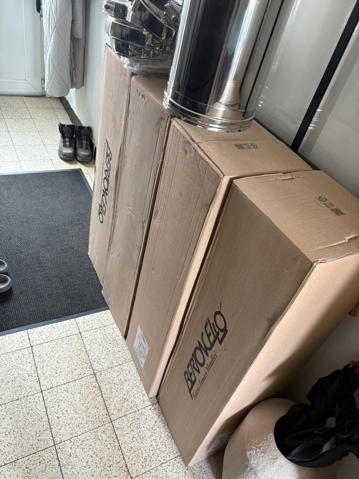 Buse d’ouble paroi avec accessoires, Enlèvement ou Envoi, Neuf, Autoportant, Autres types
