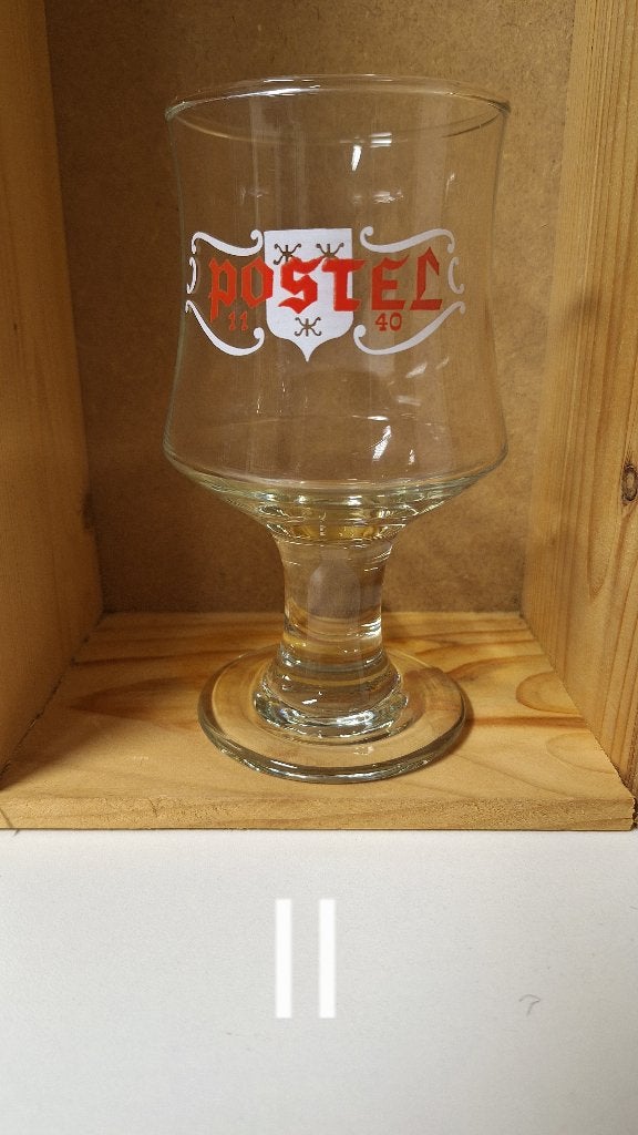 bierglas Postel (nr II), Ophalen, Gebruikt, Glas of Glazen, Overige merken