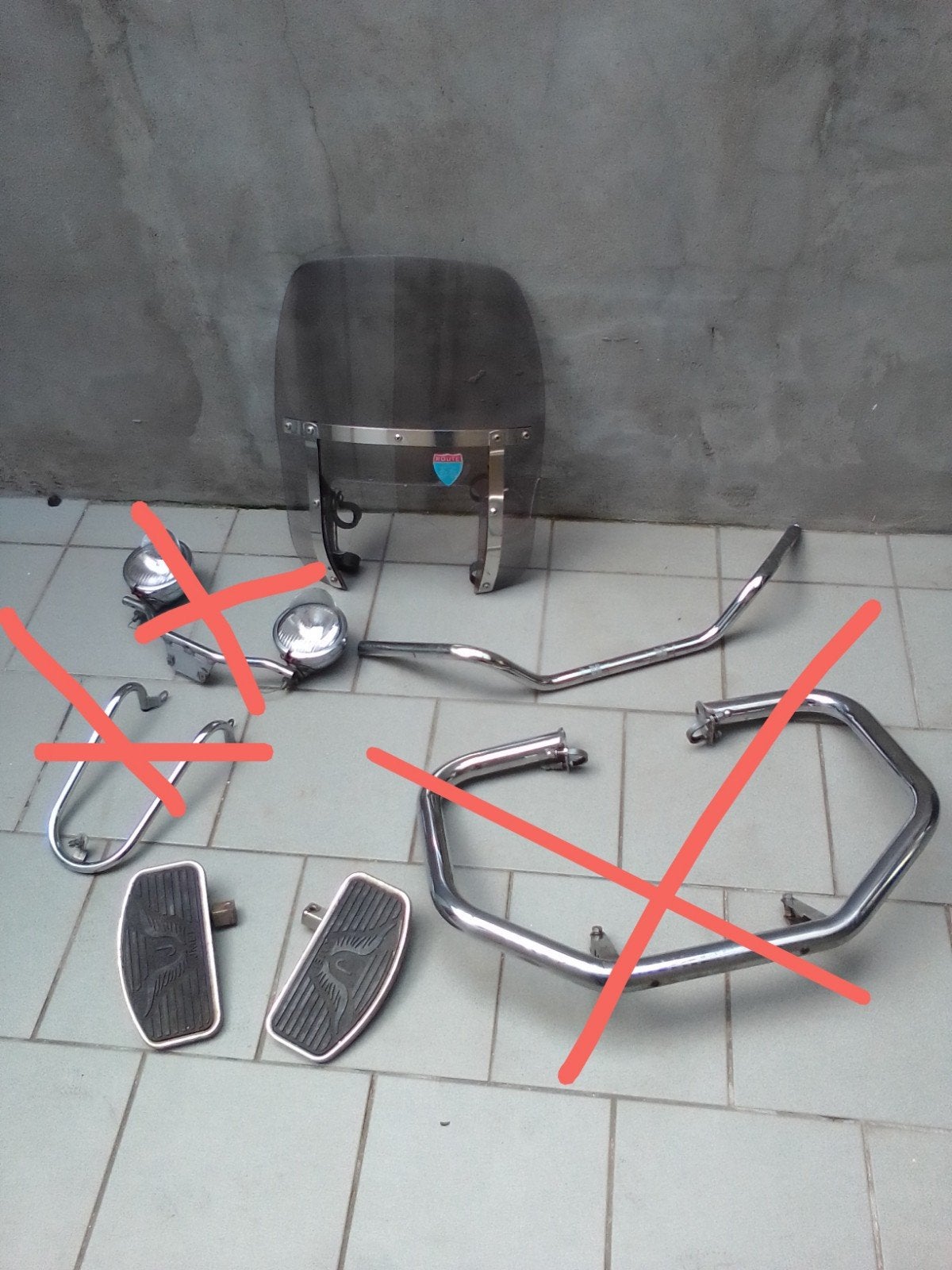 honda shadow vt600 vlx accesoires, Motoren, Ophalen