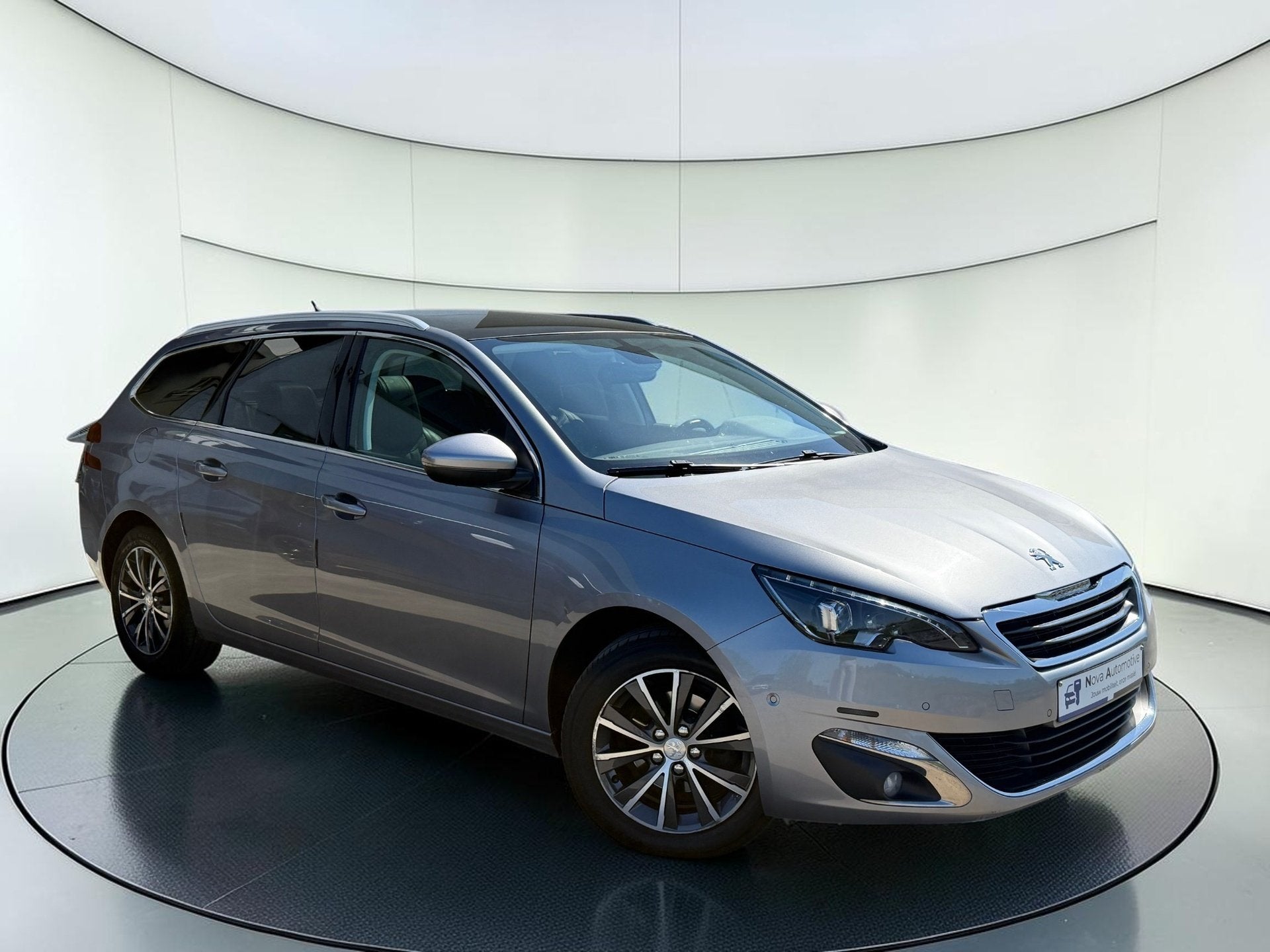 Peugeot 308 SW Allure Autom, Camera, Pano, LED, Leder, Full, Cuir, Argent ou Gris, Achat, Euro 6