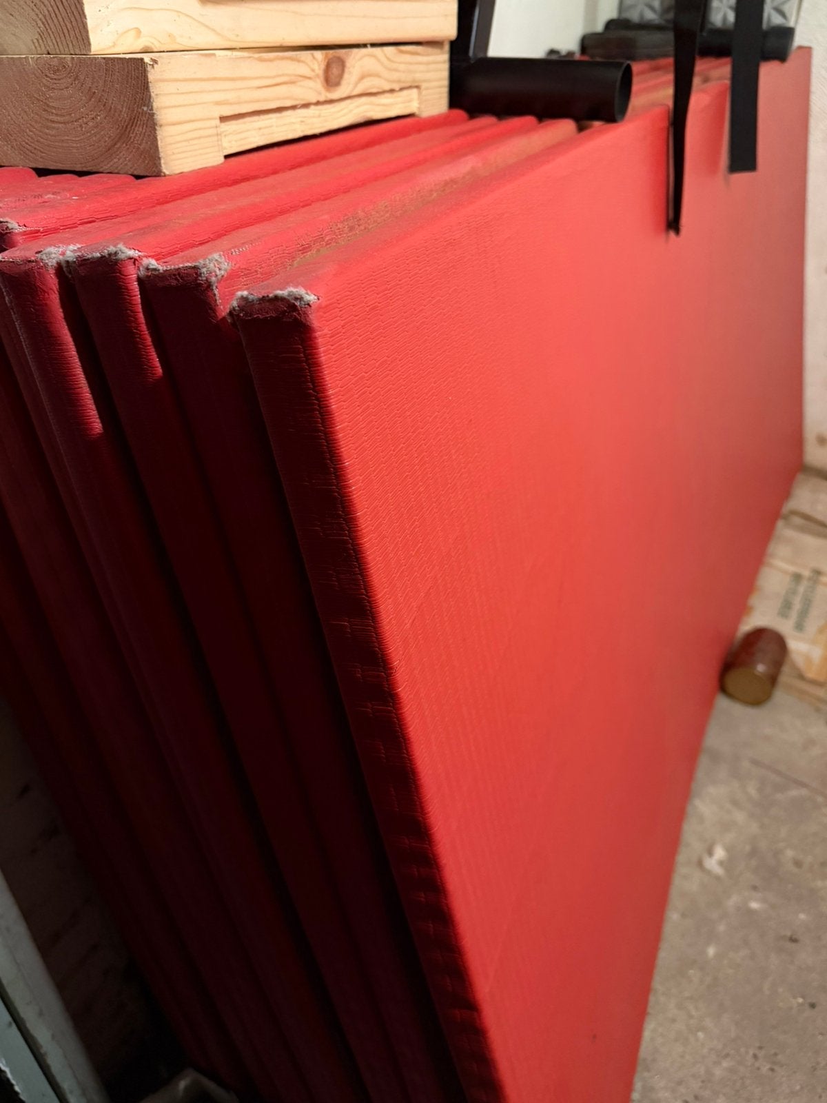 Judomatten / vechtsportmatten 200x100x4cm - set van 17, Ophalen, Zo goed als nieuw, Judo, Vechtsportmaterialen