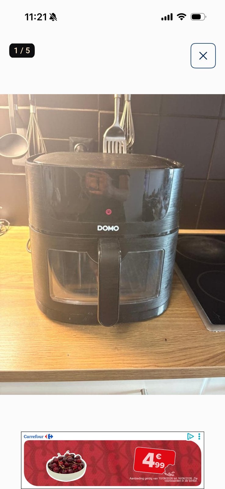 Domo, Elektronische apparatuur, Ophalen, Zo goed als nieuw, Airfryer