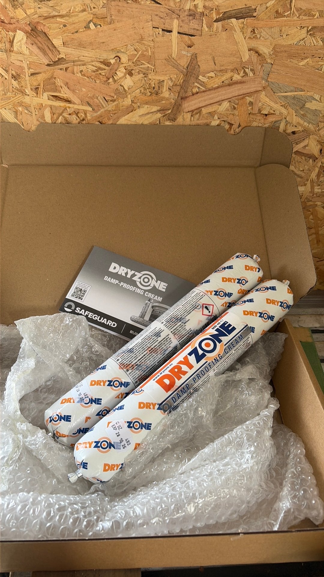 Dryzone injectiecreme gel tegen opstijgend vocht, Bricolage & Construction, Enlèvement, Neuf