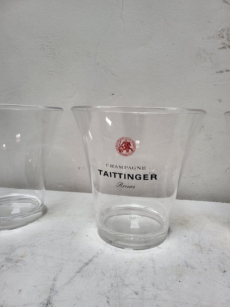 Vintage Ijsemmer Champagne TAITTINGER (Nieuw) 4 stuks, Ophalen of Verzenden, Nieuw, Gebruiksvoorwerp