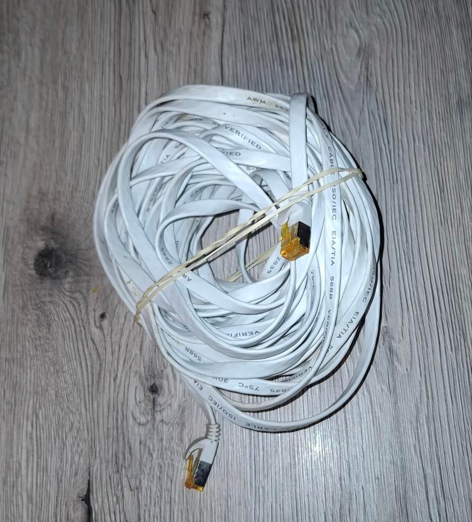 Câble ethernet 25 m, Informatique & Logiciels, Enlèvement ou Envoi