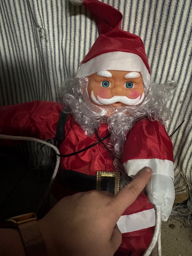 Kerstman op schommel, Enlèvement, Utilisé