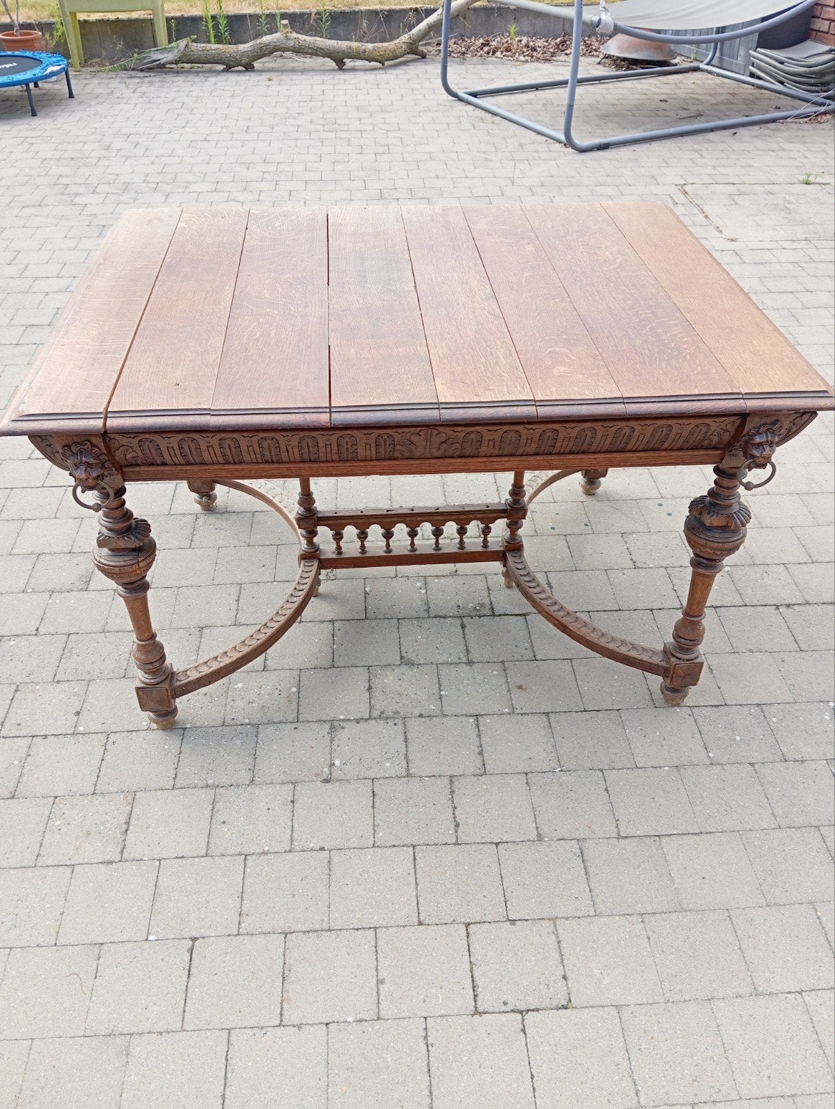 Antieke tafel, Ophalen