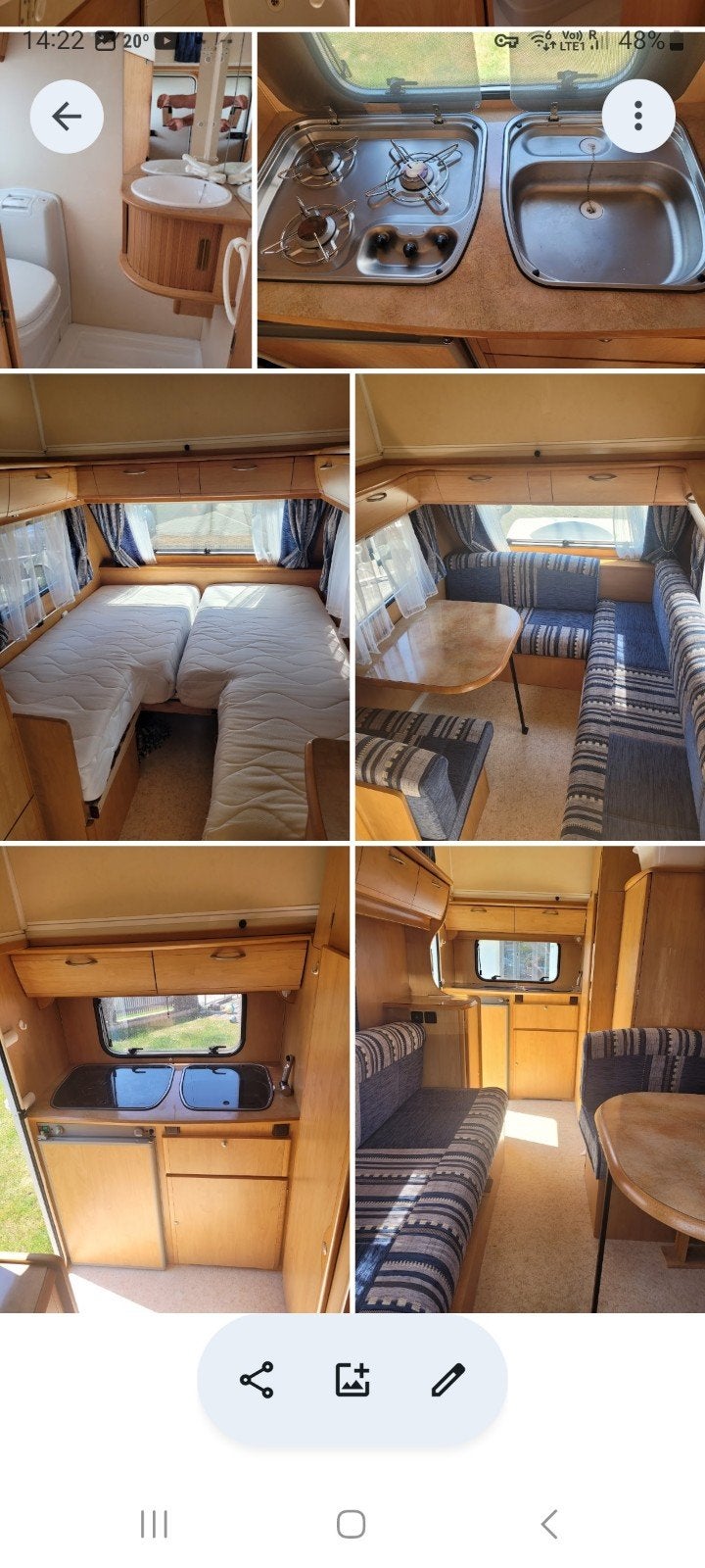Petite caravane légère, Caravanes & Camping, Caravanes, Particulier, 500 - 750 kg, Roue de secours