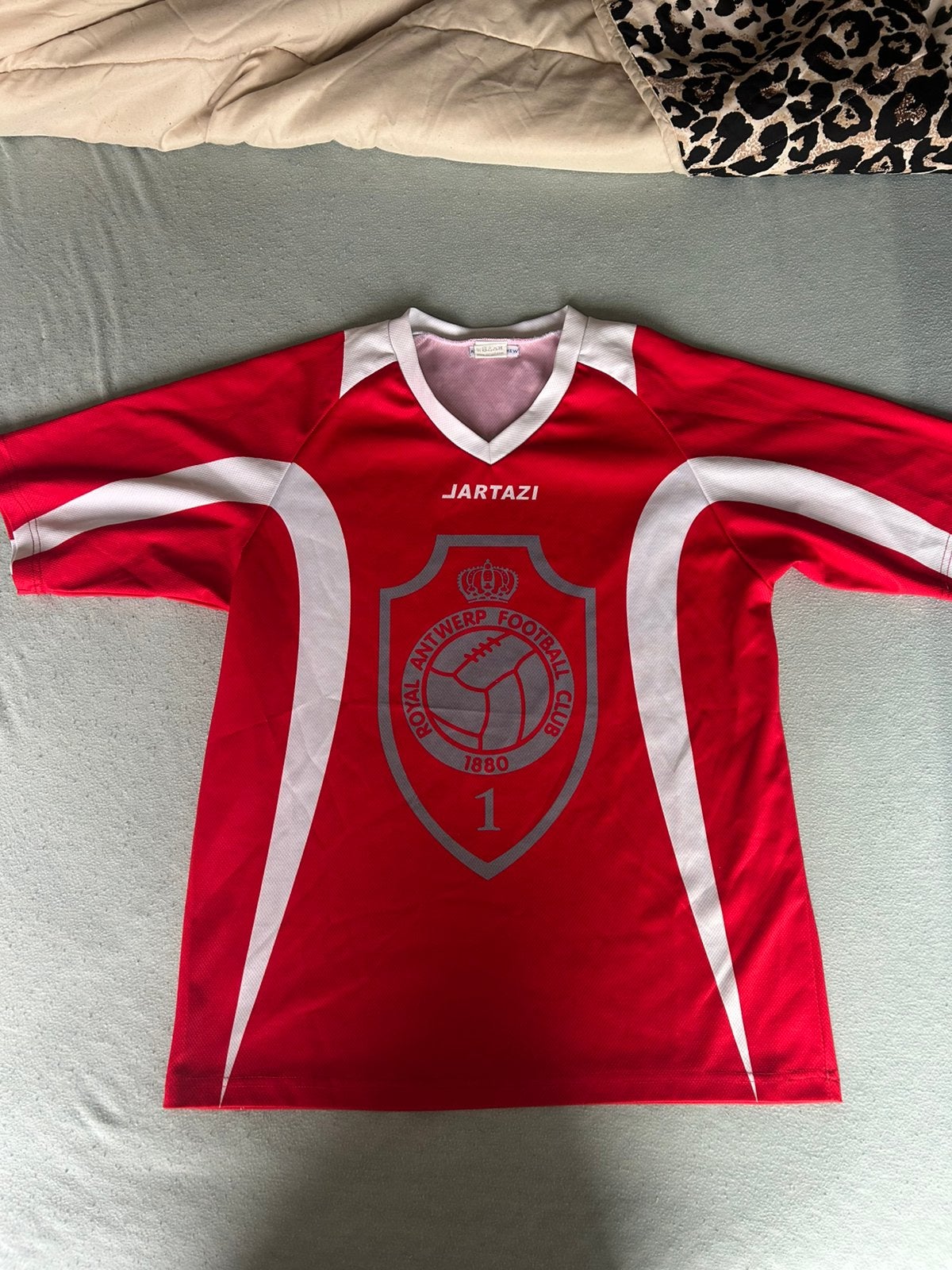 Opwarmshirt RAFC oldskool, Sport en Fitness, Maat XS of kleiner, Ophalen, Gebruikt, Shirt
