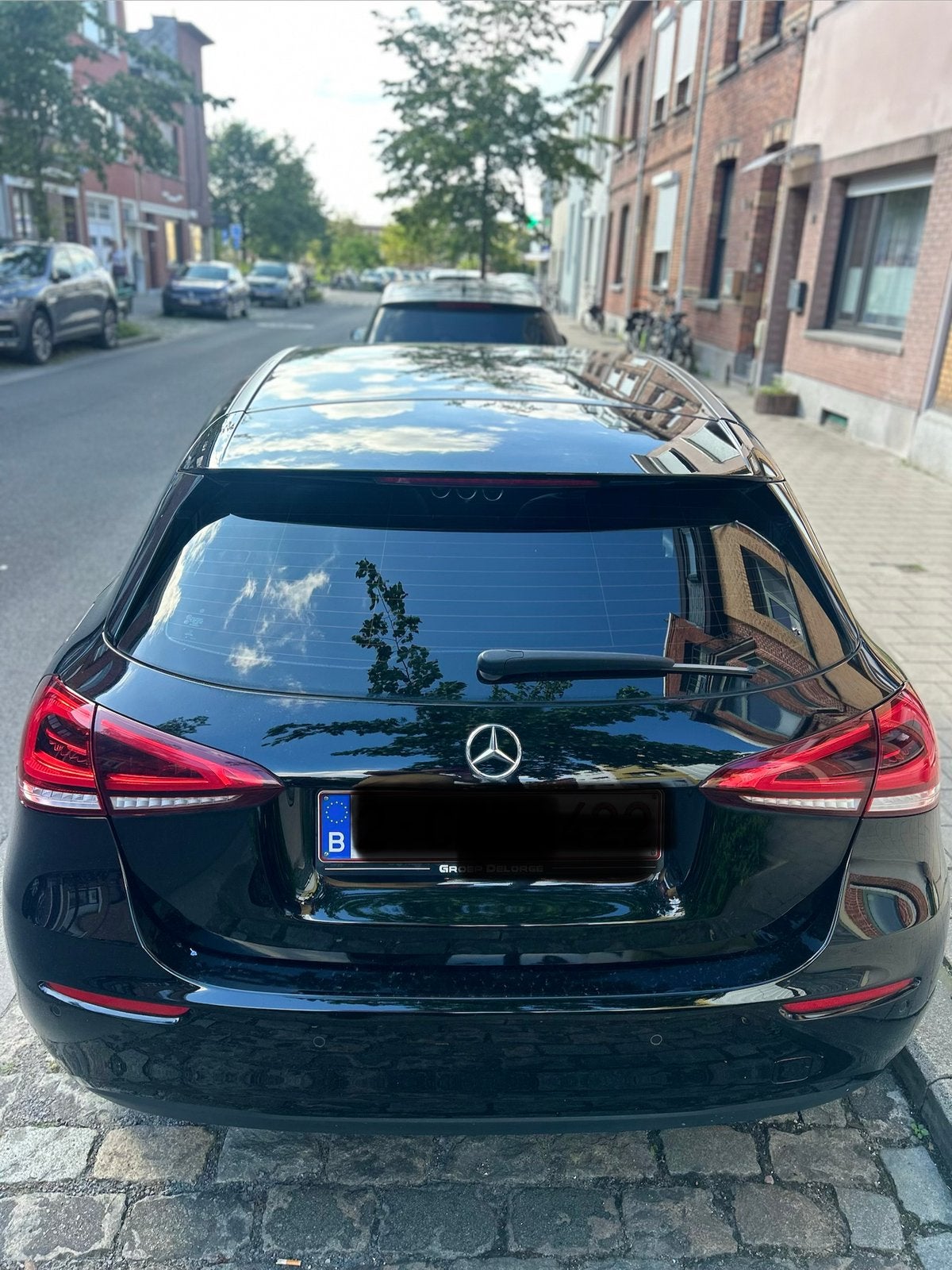 Mercedes-Benz A 180 d Automaat (12/2019) met grote beurt, Auto's, Automaat, Leder en Stof, Zwart, 5 deurs