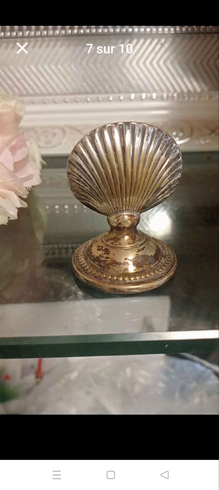 zilver vase te koop, Geel, Ophalen of Verzenden, Gebruikt, E27 (groot)