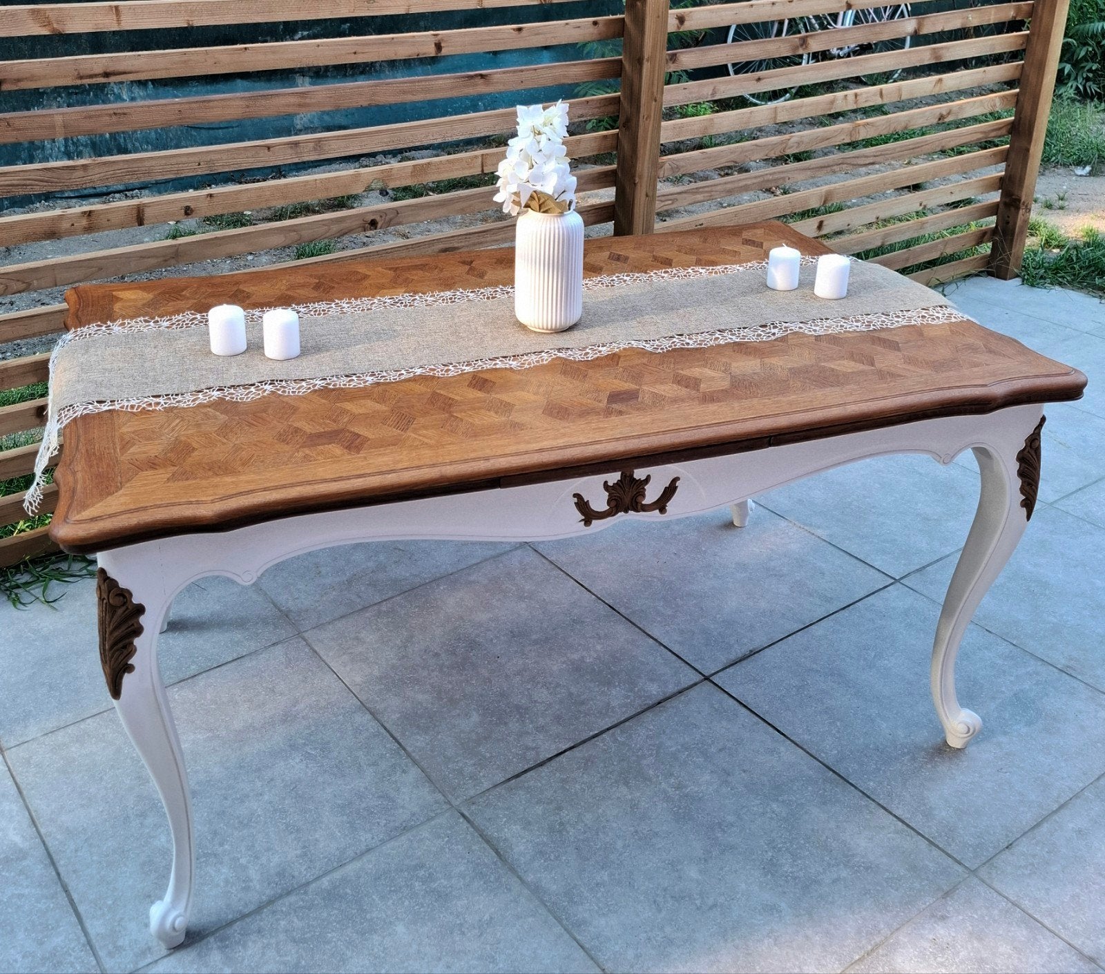 Eikenhouten tafel (uitschuifbaar 10-12 pers) eetkamer, Huis en Inrichting, Tafels | Eettafels, Ophalen
