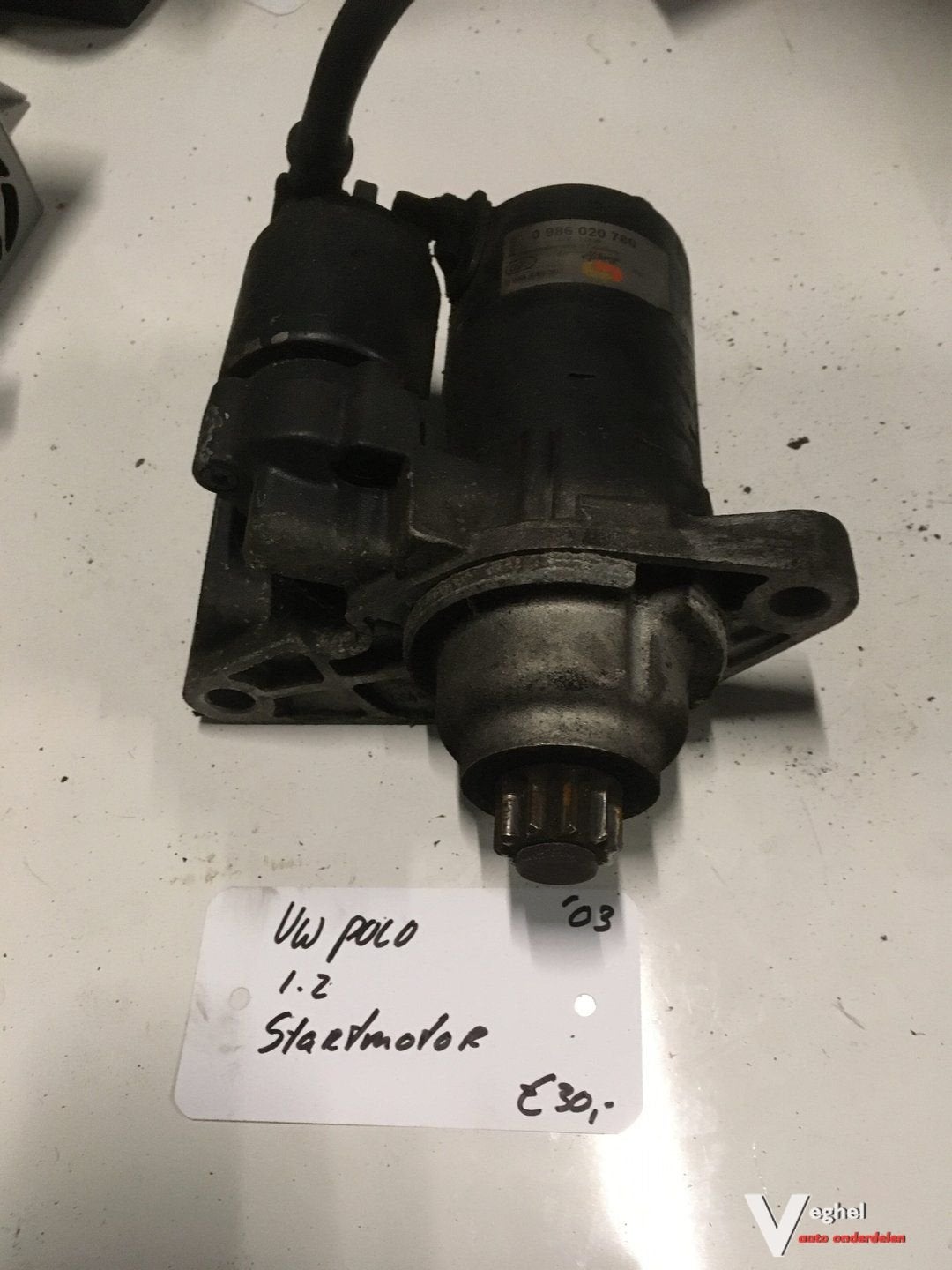 Vw polo 1.2 2003 Startmotor, Auto-onderdelen, Gebruikt, -, -, Ophalen of Verzenden