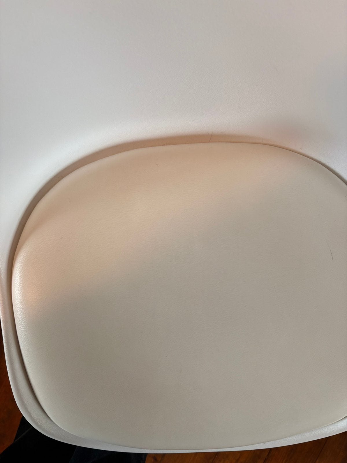 4 witte kuipstoelen, Ophalen, Gebruikt, Scandi, Wit