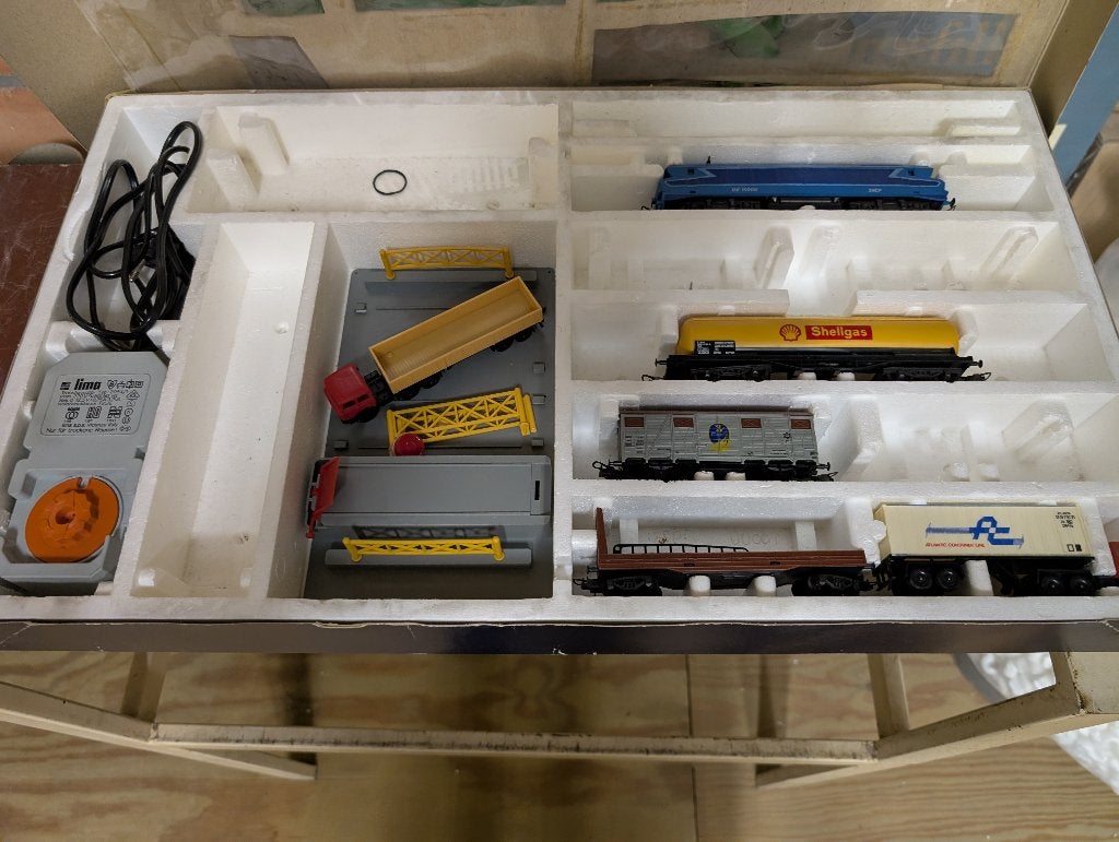 Ensemble de maquettes de trains et de wagons LIMA - VINTAGE, Analogique, Enlèvement, Set de Trains, Lima