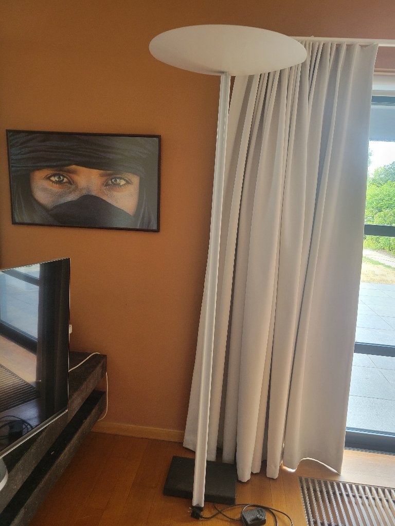 Design Vloerlamp Uplighter halogen dimmer perfecte staat, Ophalen, Design, Overige fittingen, Zo goed als nieuw